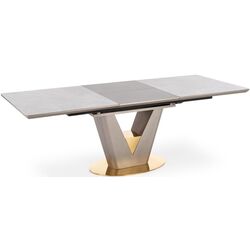 Masa extensibila Halmar Valentino (Light Gray/Gold) Thumb