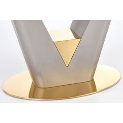 Masa extensibila Halmar Valentino (Light Gray/Gold) Thumb