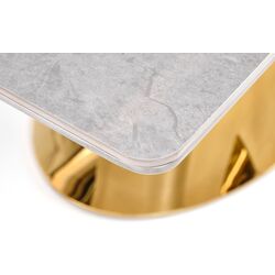 Masa extensibila Halmar Valentino (Light Gray/Gold) Thumb