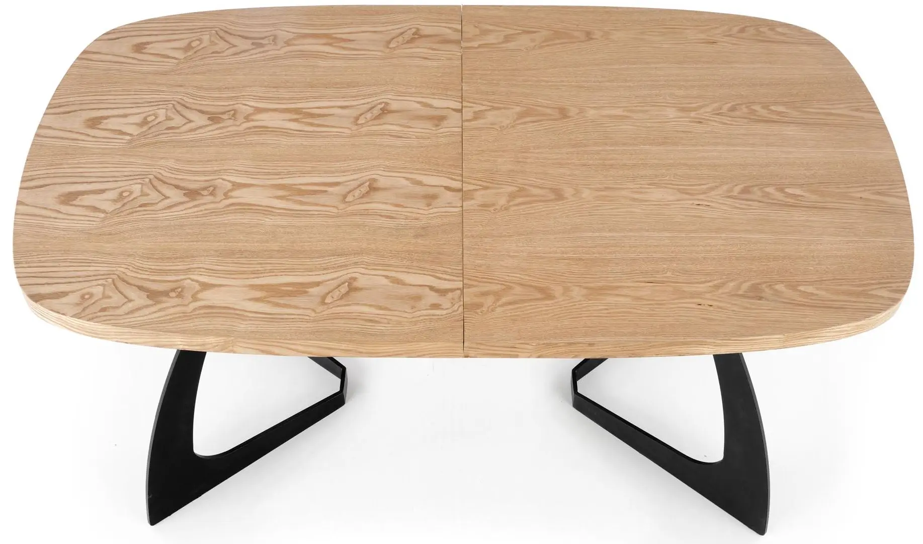 Стол раскладной Halmar Veldon (Natural Oak/Black) - 4