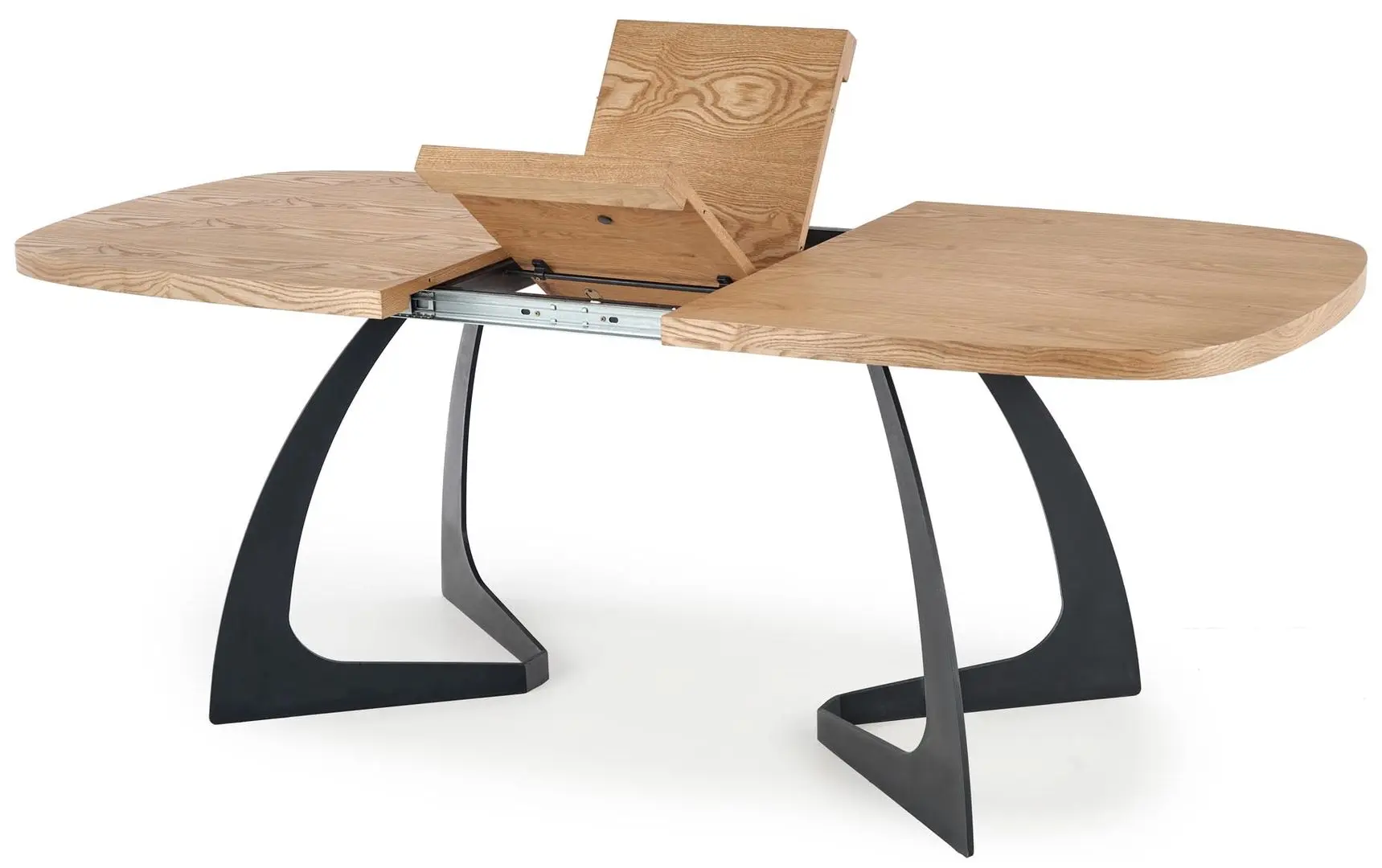 Стол раскладной Halmar Veldon (Natural Oak/Black) - 6