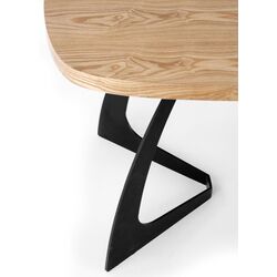 Стол раскладной Halmar Veldon (Natural Oak/Black) Thumb