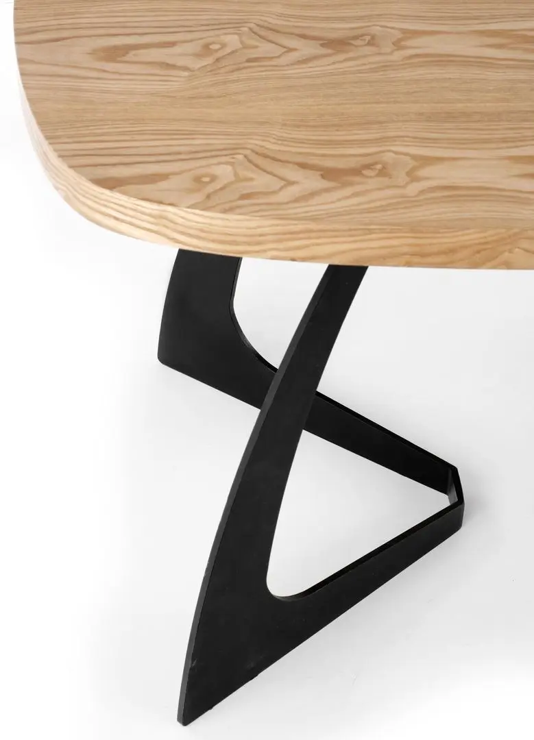 Стол раскладной Halmar Veldon (Natural Oak/Black) - 10
