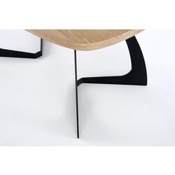 Стол раскладной Halmar Veldon (Natural Oak/Black) Thumb