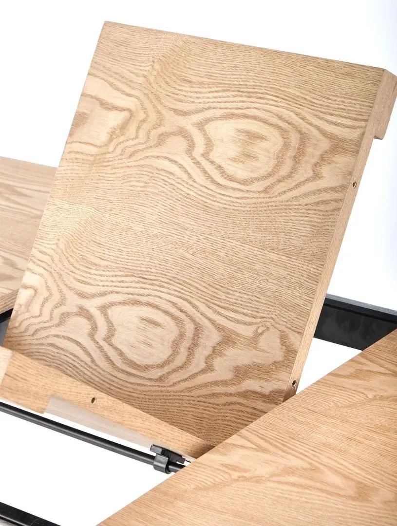 Стол раскладной Halmar Veldon (Natural Oak/Black) - 9
