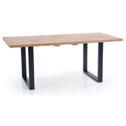 Masa extensibila Halmar Venom 160/210x90cm (Wotan Oak/Black) Thumb