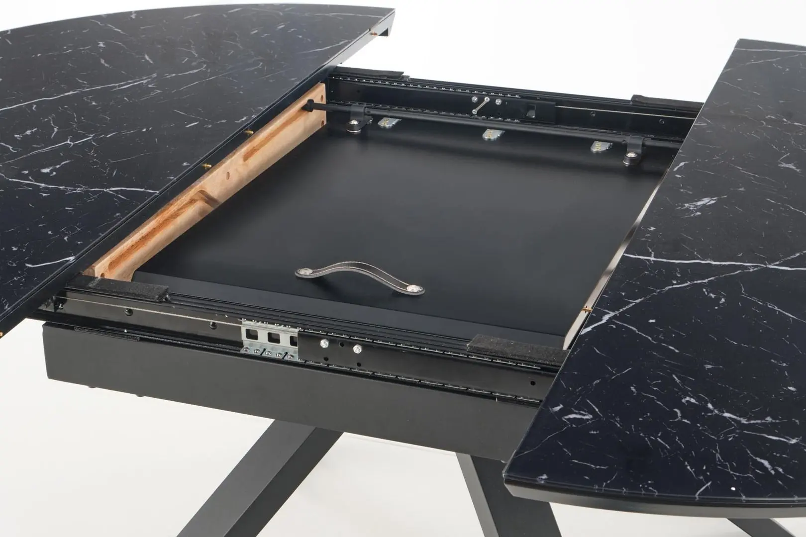 Masa extensibila Halmar Vertigo (Black Marble)