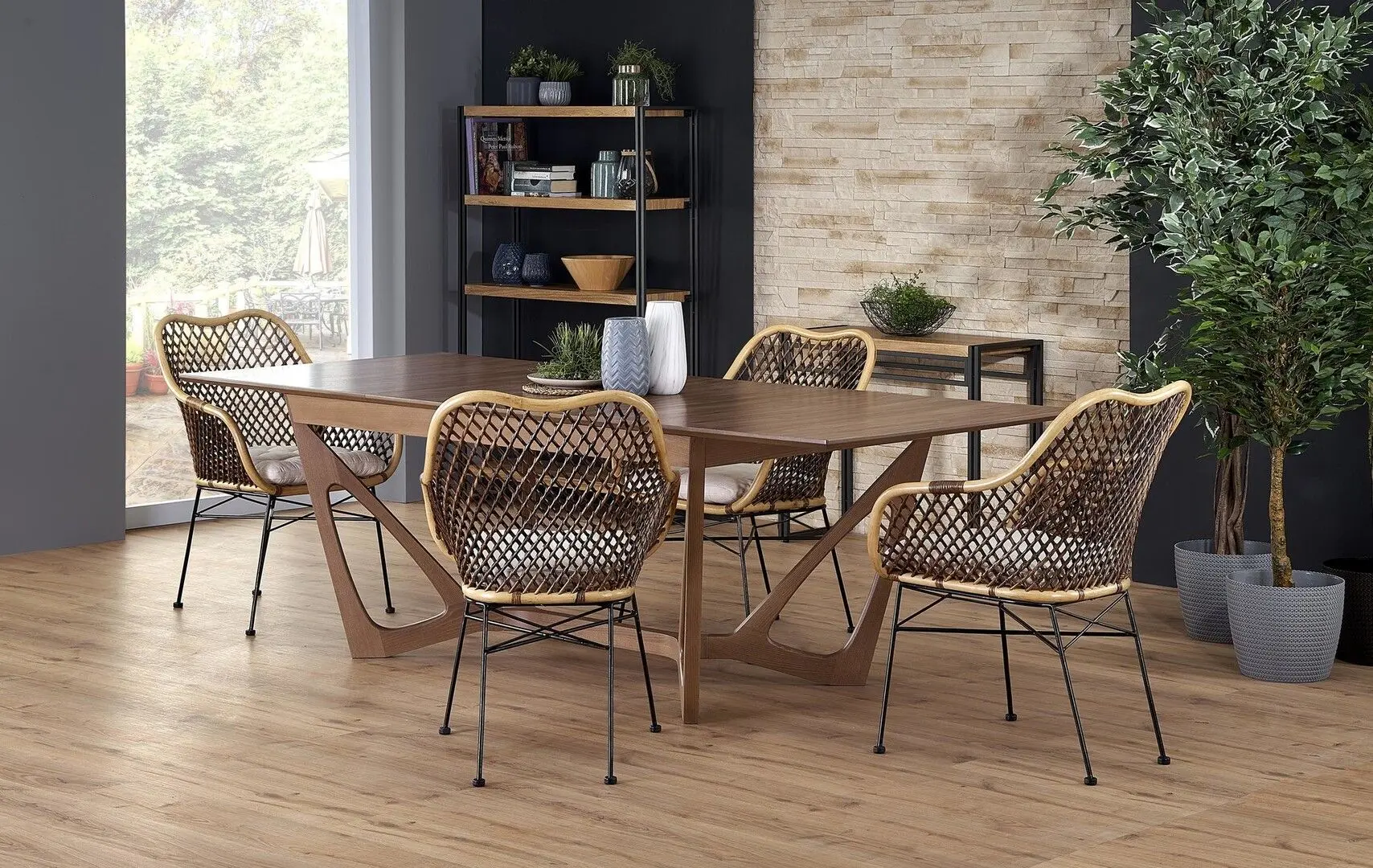 Стол раскладной Halmar Wenanty (American Walnut)