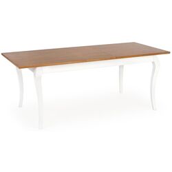 Стол раскладной Halmar Windsor 160/240cm (Dark Oak/White) Thumb