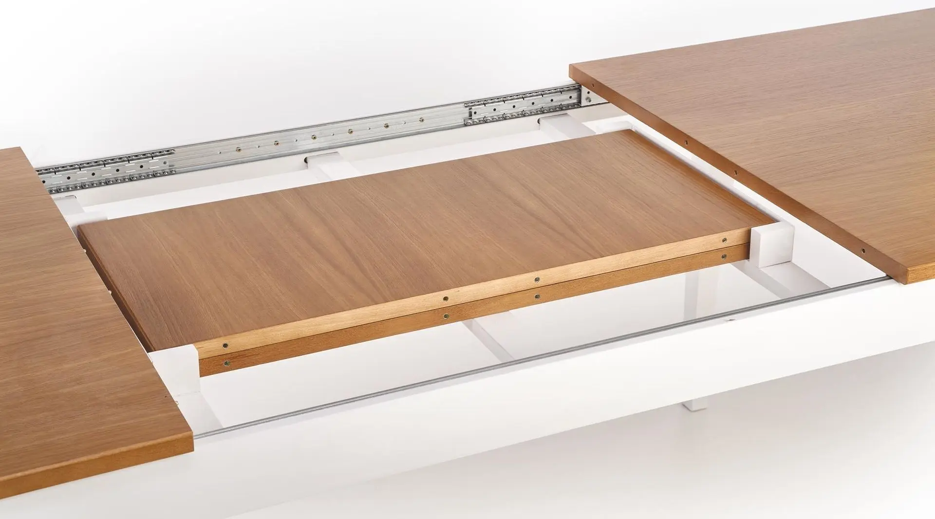 Стол раскладной Halmar Windsor 160/240cm (Dark Oak/White)