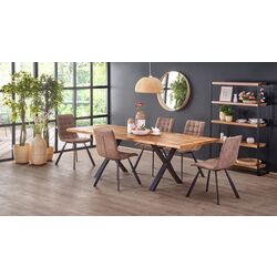 Masa extensibila Halmar Xavier (Light Oak/Black) Thumb