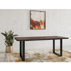 Masa Helvetia Halle №94 (Wallace Oak/Black) Thumb