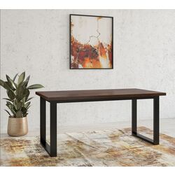 Masa extensibila Helvetia Halle №92 (Wallace Oak/Black) Thumb