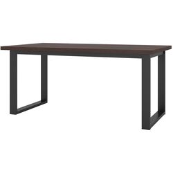 Masa extensibila Helvetia Halle №92 (Wallace Oak/Black)