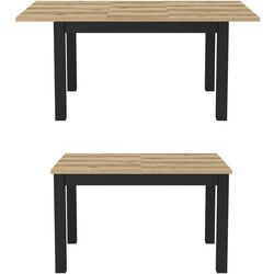 Стол раскладной Helvetia Olin №92 (Grand Oak/Black) Thumb