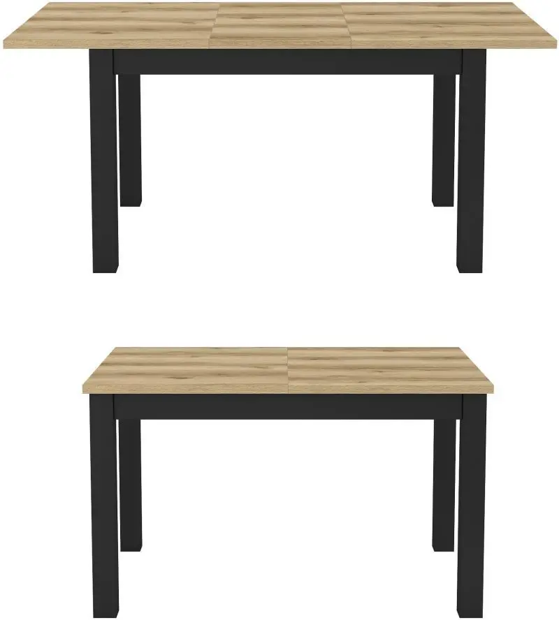 Стол раскладной Helvetia Olin №92 (Grand Oak/Black)