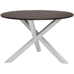 Стол Home Affaire 120x120x77 (White/Brown)