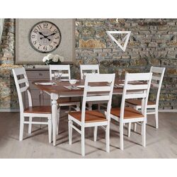 Стол Home Affaire LKZ 41629 170x115 (Brown/White) Thumb