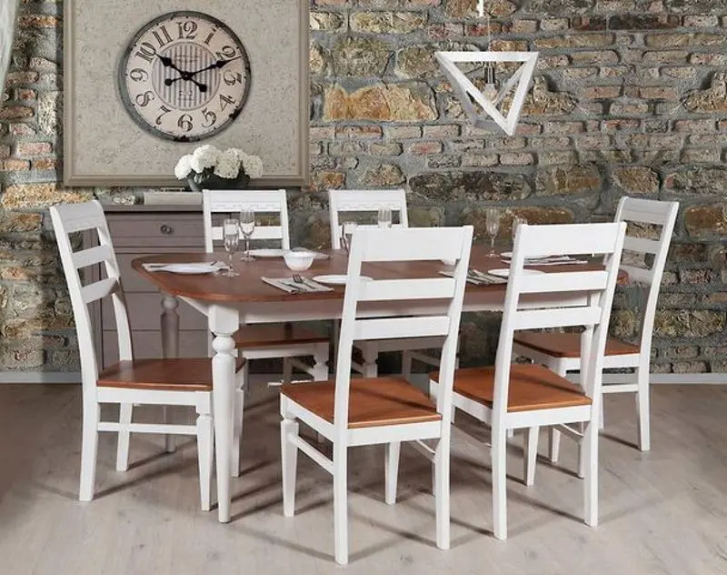 Стол Home Affaire LKZ 41629 170x115 (Brown/White) - 3