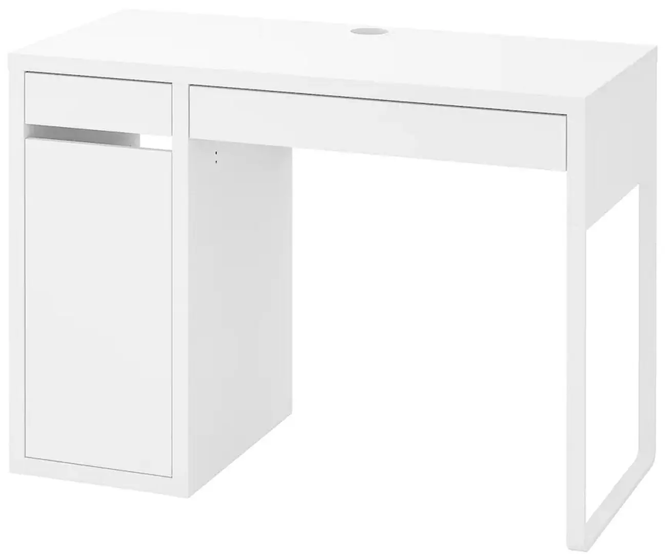 Masa de birou Ikea Micke 105x50 (Alb)