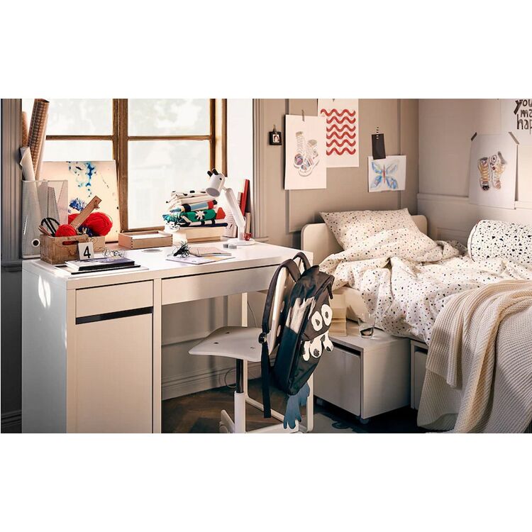 Письменный стол Ikea Micke 105x50 (Белый) купить в Кишиневе, Молдове ...
