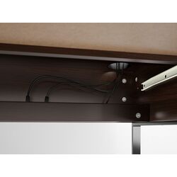 Masa de birou Ikea Micke 73x50 (Negru-maro) Thumb