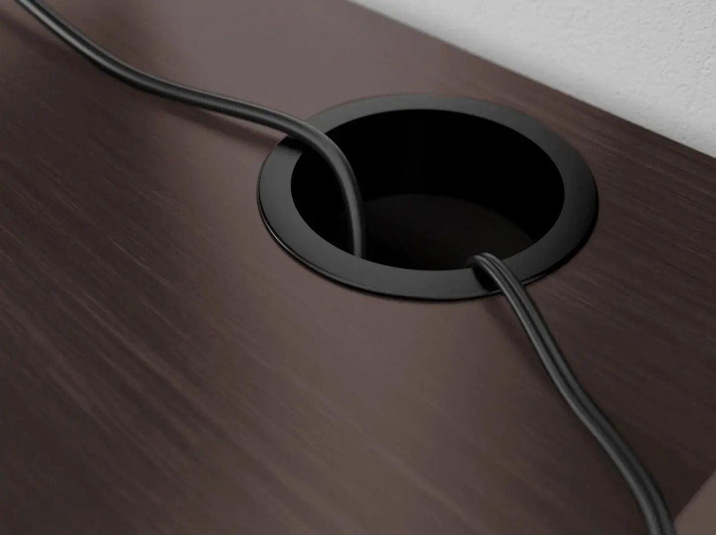 Masa de birou Ikea Micke 73x50 (Negru-maro)