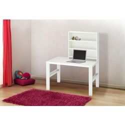 Masa de birou Ikea Pahl cu etajera 96x58 (Alb) Thumb