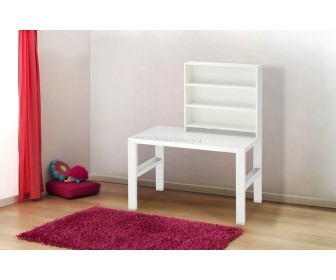 Masa de birou Ikea Pahl cu etajera 96x58 (Alb)