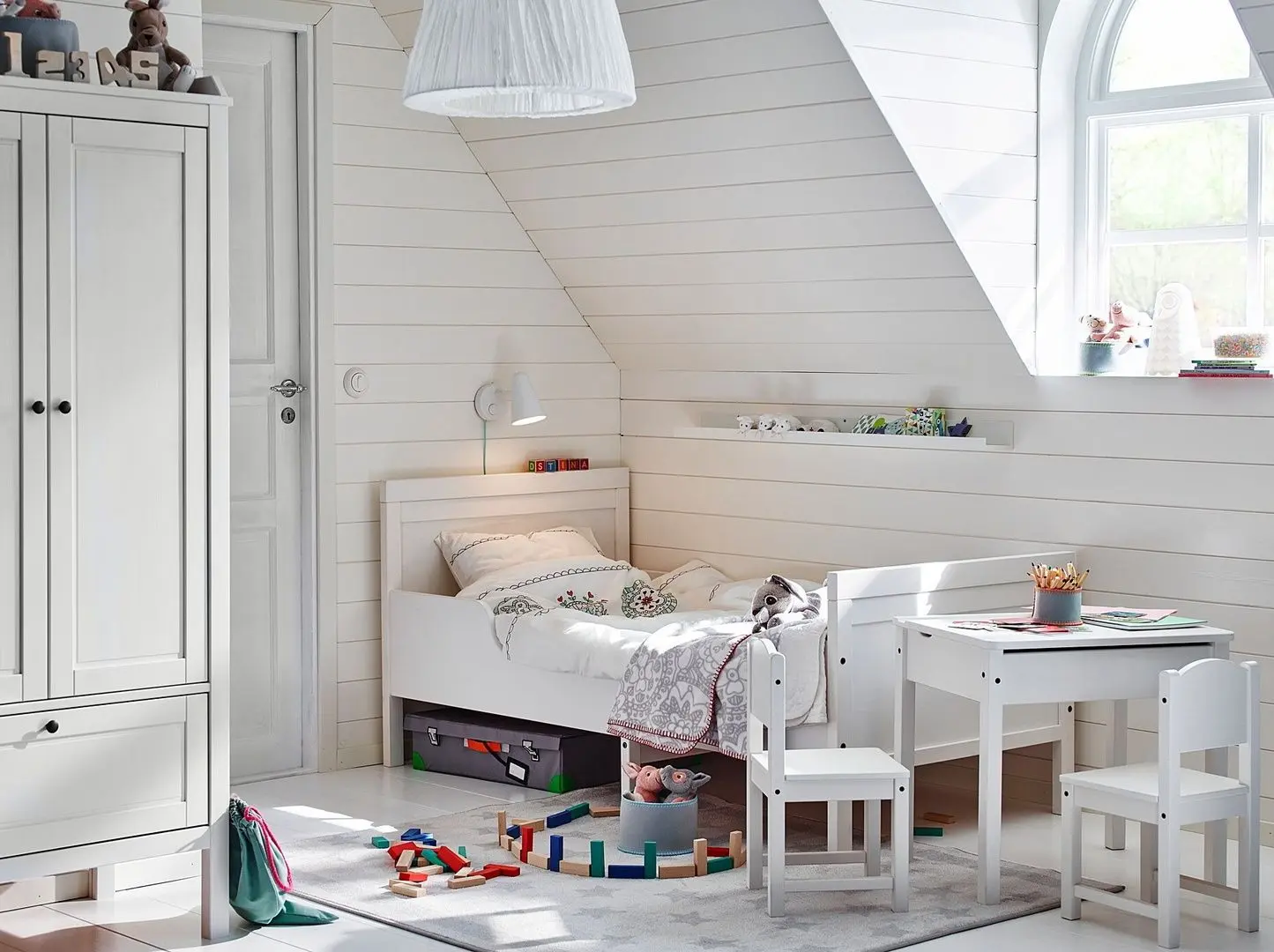 Masa de birou Ikea Sundvik 60x45 cm (Alb)