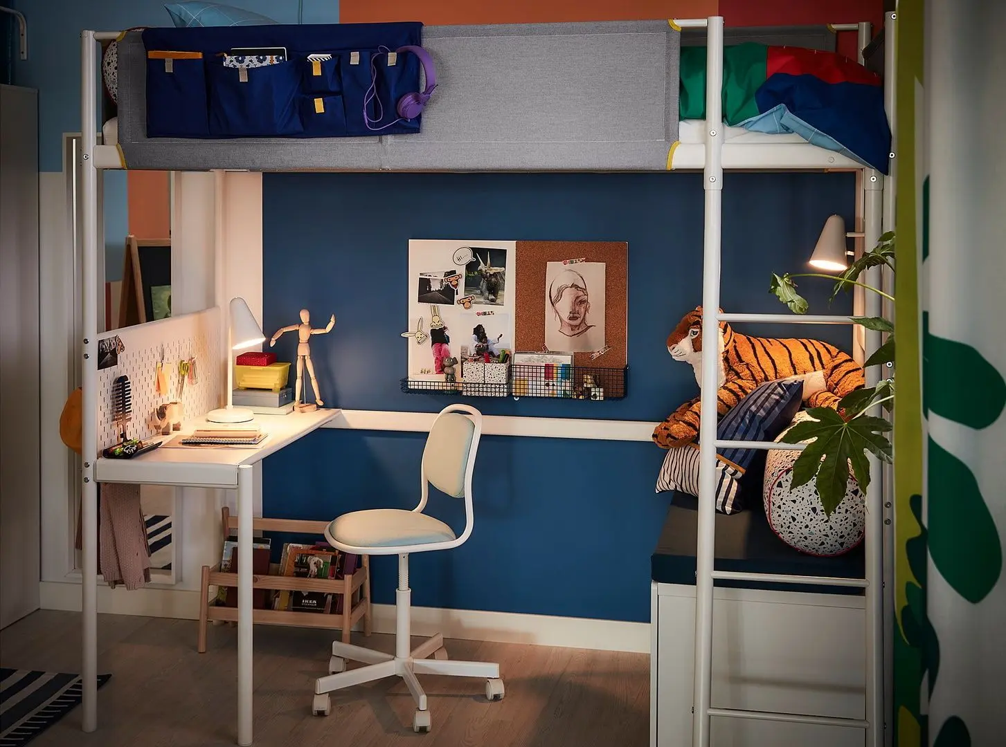 Birou de scris Ikea Vitval 95x45 (Alb)