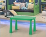 Masa pentru copii Ikea Mammut 77x55 (Verde deschis)