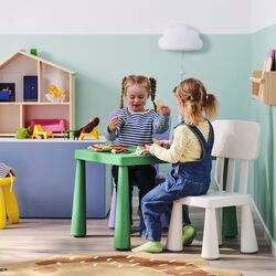 Masa pentru copii Ikea Mammut 77x55 (Verde deschis) Thumb