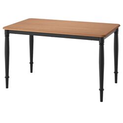 Masa Ikea Danderyd 130x80 (Furnir Pin/Negru)