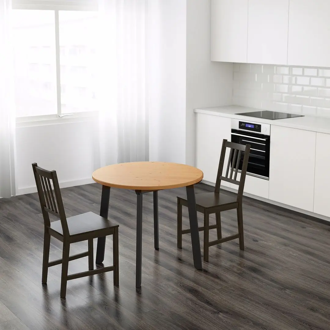 Masa Ikea Gamlared 85 (Aspect Antichizat/Negru)