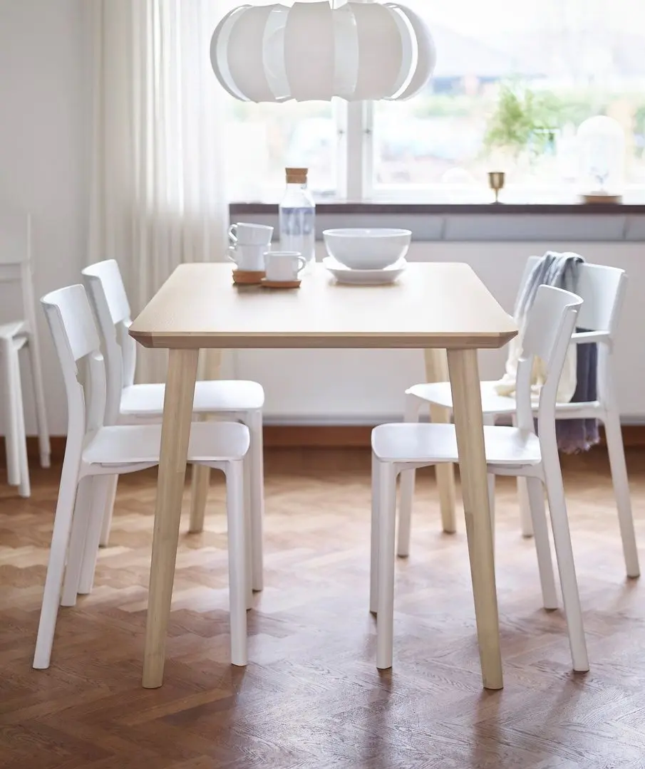 Masa Ikea Lisabo 140x78cm (Furnir frasin)