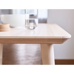 Masa Ikea Lisabo 88x78cm (Furnir frasin) Thumb