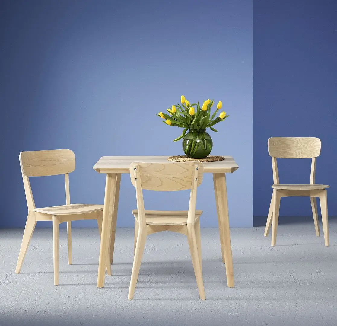 Masa Ikea Lisabo 88x78cm (Furnir frasin)