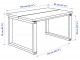 Стол Ikea Morbylanga 140x85 (Дубовый Шпон/Коричневая Морилка)