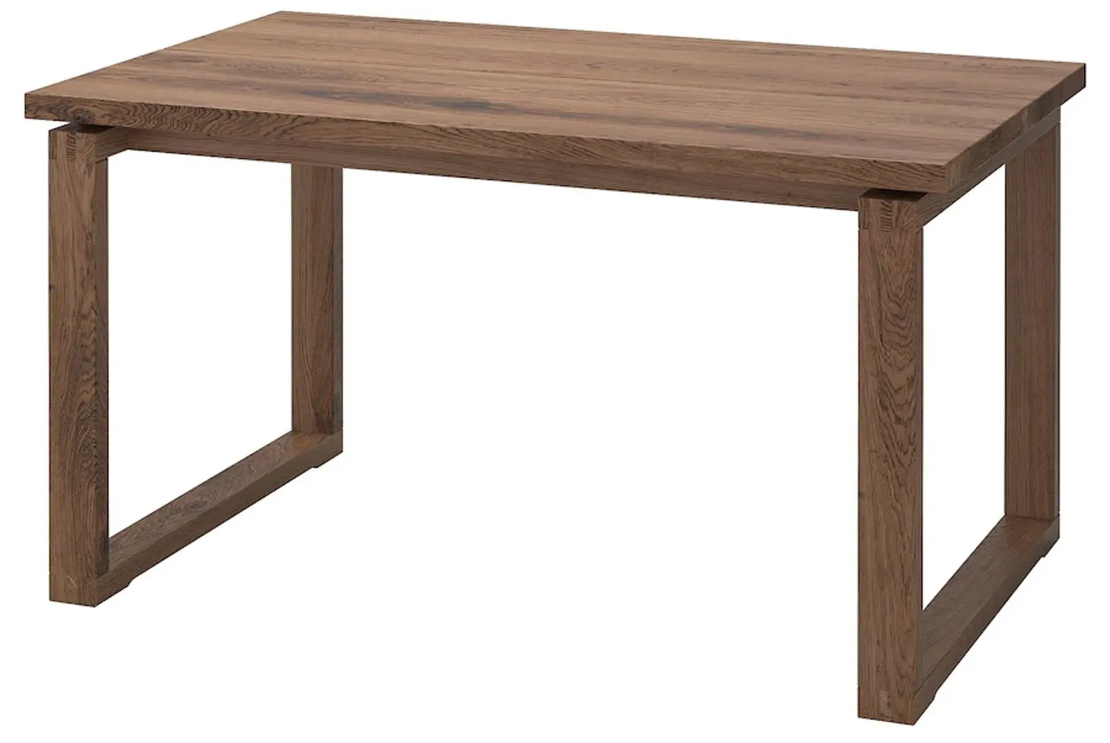 Masa Ikea Morbylanga 140x85 (Furnir Stejar/Vopsit Maro)