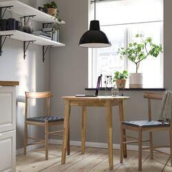 Masa Ikea Nackanas 80cm (Acacia) Thumb