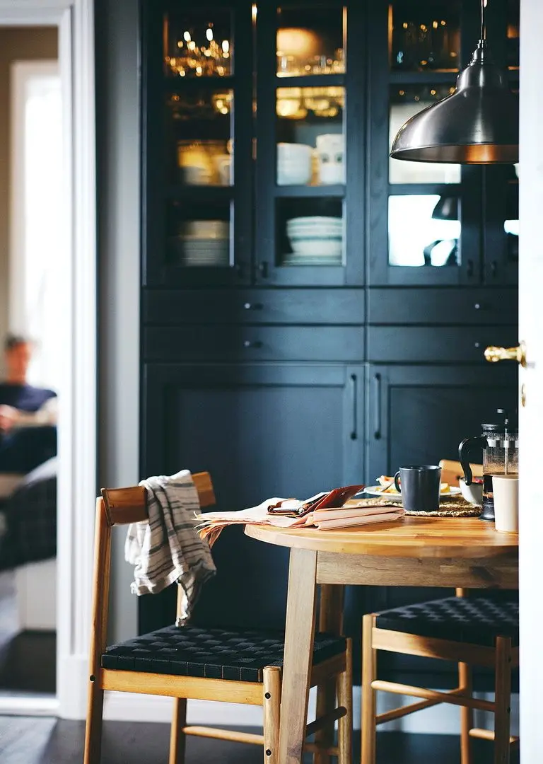 Masa Ikea Nackanas 80cm (Acacia) - 6