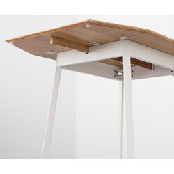Masa Ikea PS 2012 cu extensie plianta 74/106/138x80cm (Bambus/Alb) Thumb