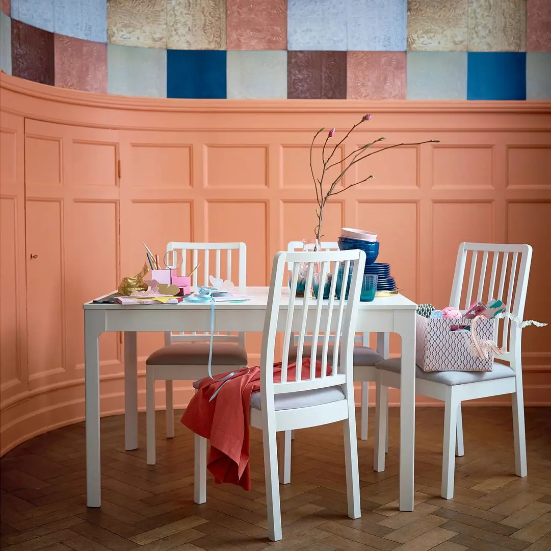 Masa extensibila Ikea Ekedalen 120/180x80cm (Alb)