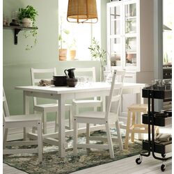 Masa extensibila Ikea Nordviken 152/223x95 (Alb) Thumb