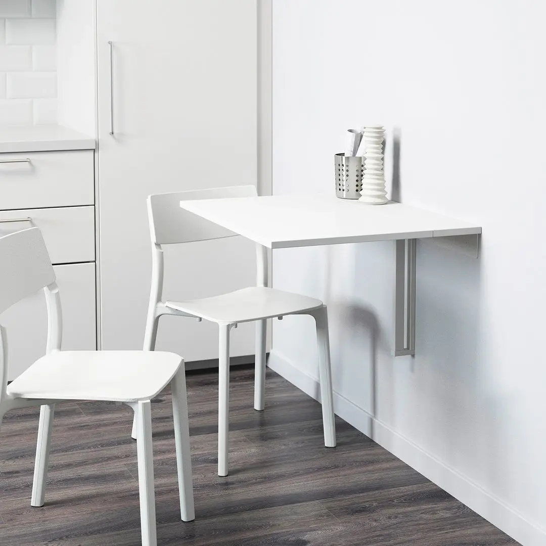 Masa extensibila de perete Ikea Norberg 74x60 (Alb)