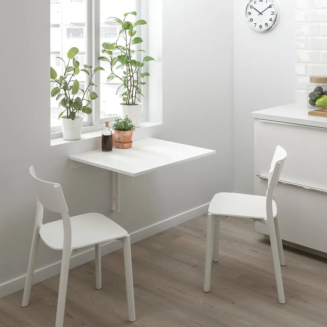 Masa extensibila de perete Ikea Norberg 74x60 (Alb)