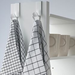 Masa rabatabila de perete Ikea Norberg cu depozitare 64x60 (Alb) Thumb