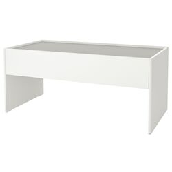 Masă activități cu depozitare Ikea Dundra (Alb/Gri) Thumb
