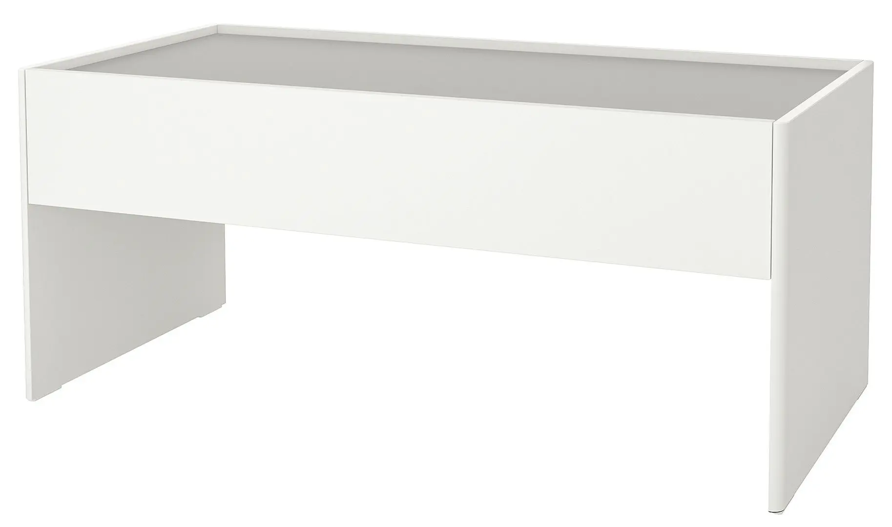 Masă activități cu depozitare Ikea Dundra (Alb/Gri)